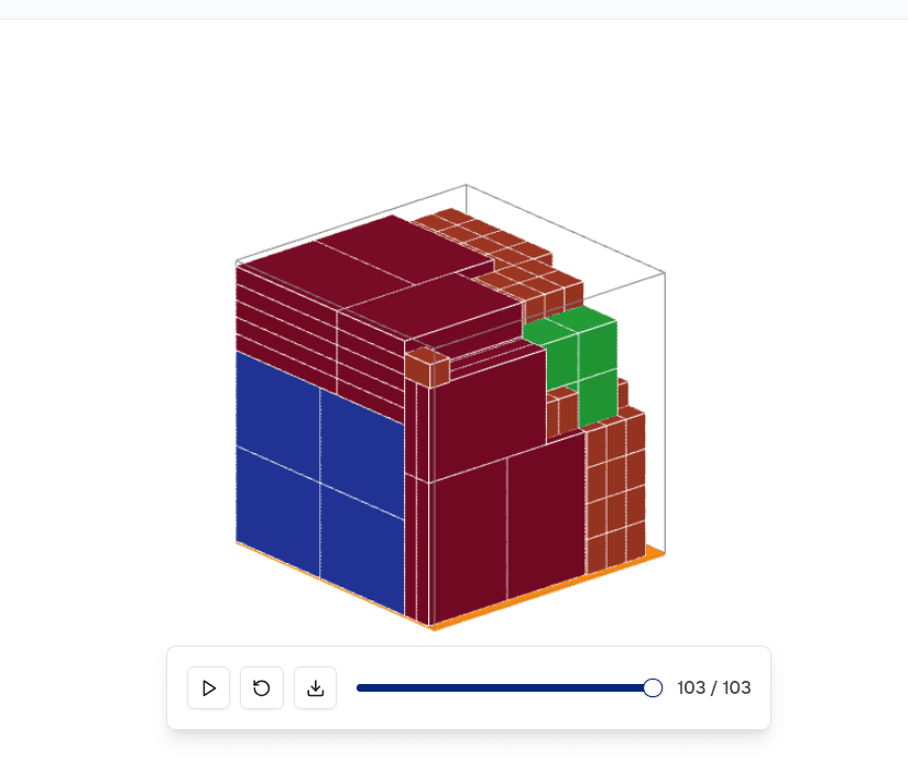 3D Stuffing Plan Viewer
